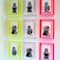 Wexel Art Neon Pink Float Frame with Magnetic Photo Holder